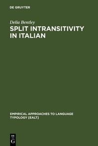 Enlarge image Cover: Split Intransitivity in Italian - De Gruyter Mouton