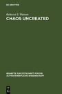 Cover: Chaos Uncreated - De Gruyter