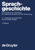 Cover: Sprachgeschichte 4.Teilband - De Gruyter Mouton