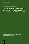 Cover: Globalisation and African Languages - De Gruyter Mouton