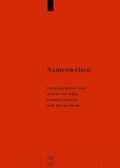 Cover: Namenwelten - De Gruyter