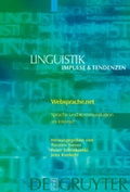 Cover: Websprache.net - De Gruyter