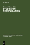 Cover: Studies on Reduplication - De Gruyter Mouton