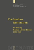 Cover: The Modern Restoration - De Gruyter