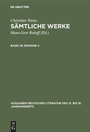 Cover: Romane II - De Gruyter