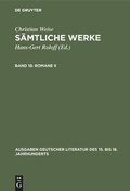 Cover: Romane II - De Gruyter