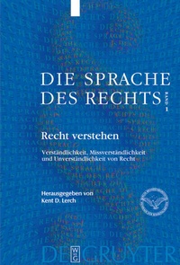 Abbildung von: Recht verstehen - De Gruyter