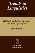 Cover: Words beginning with M - De Gruyter Mouton
