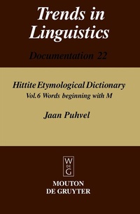 Abbildung von: Words beginning with M - De Gruyter Mouton