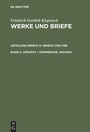 Cover: Apparat / Kommentar. Anhang - De Gruyter