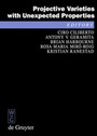 Cover: Projective Varieties with Unexpected Properties - De Gruyter