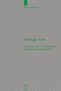 Cover: Strange Acts - De Gruyter