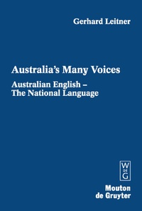 Abbildung von: Australian English - The National Language - De Gruyter Mouton