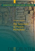 Cover: The Sentences of Pseudo-Phocylides - De Gruyter