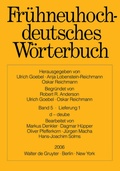 Cover: d - deube - De Gruyter