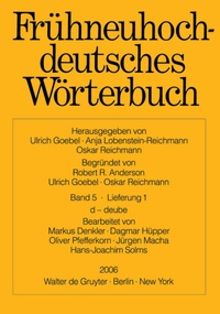 Enlarge image Cover: d - deube - De Gruyter