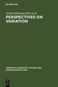Enlarge image Cover: Perspectives on Variation - De Gruyter Mouton