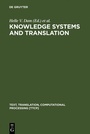 Cover: Knowledge Systems and Translation - De Gruyter Mouton