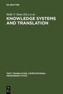 Cover: Knowledge Systems and Translation - De Gruyter Mouton