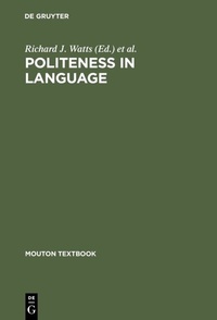Enlarge image Cover: Politeness in Language - De Gruyter
