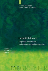 Abbildung von: Linguistic Evidence - De Gruyter Mouton