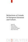 Cover: Refractions of Canada in European Literature and Culture - De Gruyter