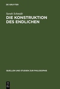 Abbildung von: Die Konstruktion des Endlichen - De Gruyter
