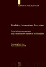 Cover: Tradition, Innovation, Invention - De Gruyter
