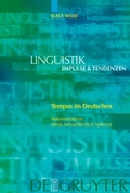 Cover: Tempus im Deutschen - De Gruyter