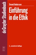 Cover: Einf&uuml;hrung in die Ethik - De Gruyter