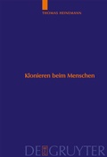 Cover: Klonieren beim Menschen - De Gruyter