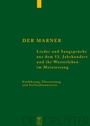 Cover: Der Marner - De Gruyter