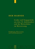 Cover: Der Marner - De Gruyter
