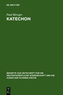 Cover: Katechon - De Gruyter