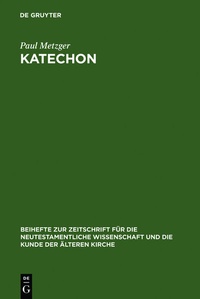Enlarge image Cover: Katechon - De Gruyter
