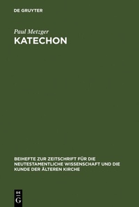 Enlarge image Cover: Katechon - De Gruyter