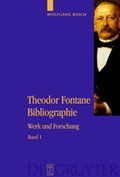 Cover: Theodor Fontane Bibliographie - De Gruyter