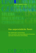 Cover: Das unpers&ouml;nliche Passiv - De Gruyter