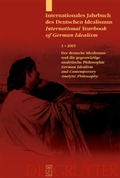 Cover: Deutscher Idealismus und die gegenw&auml;rtige analytische Philosophie / German Idealism and Contemporary Analytic Philosophy - De Gruyter