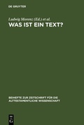 Cover: Was ist ein Text? - De Gruyter