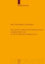 Cover: Das Testament Salomos - De Gruyter