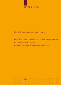 Enlarge image Cover: Das Testament Salomos - De Gruyter