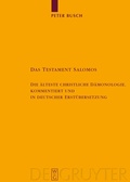 Abbildung von: Das Testament Salomos - De Gruyter