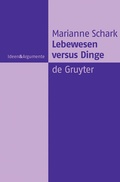 Cover: Lebewesen versus Dinge - De Gruyter