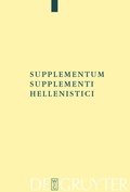 Cover: Supplementum Supplementi Hellenistici - De Gruyter