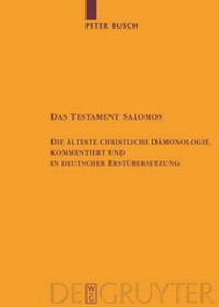 Enlarge image Cover: Das Testament Salomos - De Gruyter