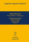 Cover: Subjectification - De Gruyter Mouton