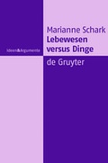 Cover: Lebewesen versus Dinge - De Gruyter