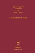 Cover: A Grammar of Mina - De Gruyter Mouton
