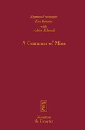Cover: A Grammar of Mina - De Gruyter Mouton